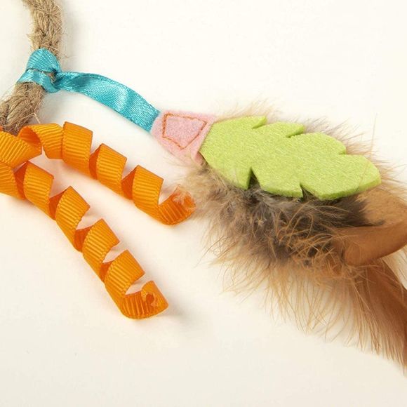 SmartyKat Dream Dangler 2-in-1 Hanging Feather Cat Toy - Picture 4 of 4